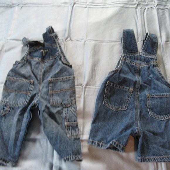 Kids Vtg Overalls Lot Sz 9M / 2T Osh Kosh The Childrens Place - Picture 4 of 6